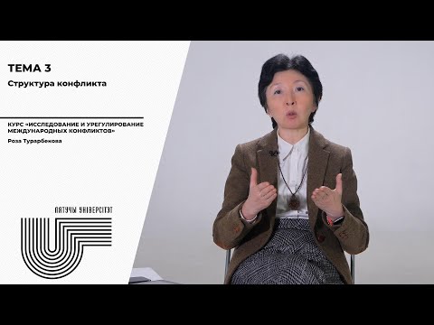 Видео: Тема 3. Структура конфликта