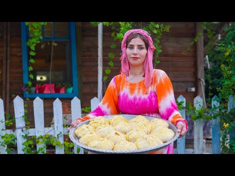 Видео: Вареники с маринованной курицей, приготовленные в глиняной печи ♧ Деревенские рецепты