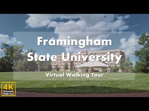 Видео: Framingham State University - Виртуальная пешеходная экскурсия [4k 60fps]