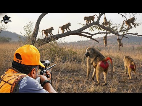 Видео: Как охотники и фермеры борются с миллионами свирепых обезьян в дикой природе?