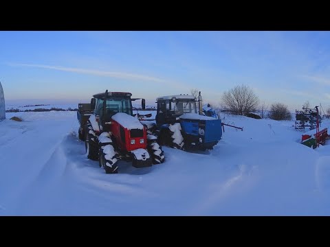 Видео: Зимняя прогулка на базу хозяйства. В гостях у сторожа Леши-Сталкера!