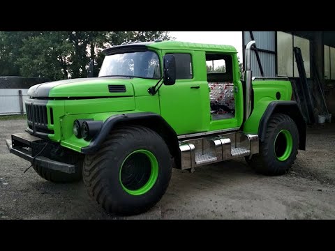 Видео: Самодельный пикап ЗИЛ 4х4 с дизельным мотором
