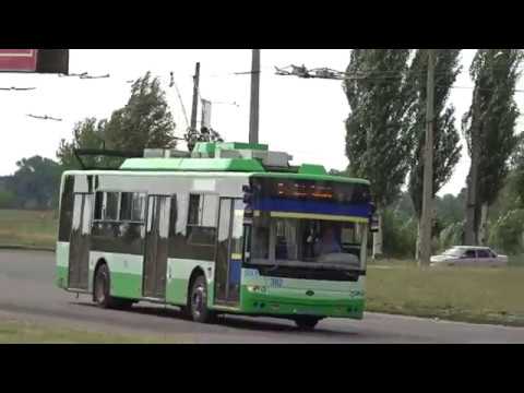 Видео: Троллейбусы в Черкассах  - Trolleybuses in Cherkassy June 2018 Экологический общественный транспорт