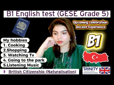 Видео: Тест по английскому языку B1 (GESE, 5 класс) | Британское гражданство SELT | Тринити-колледж Лонд...