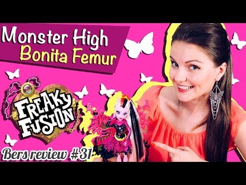 Видео: Bonita Femur Freaky Fusion (бонита Фемур Монстрические Мутации) Monster High Обзор BJR41