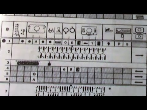 Видео: Как читать таблицы в инструкции к вязальной машине Silver Reed.