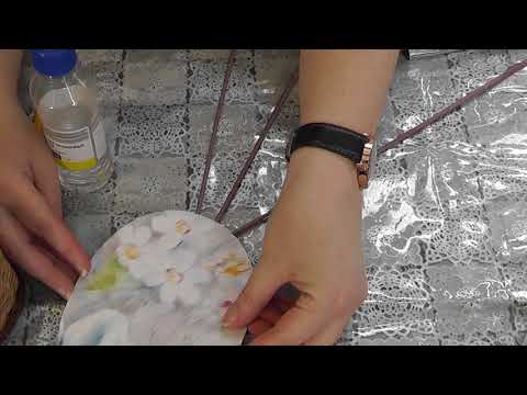 Видео: Картонное донышко для плетеной корзины. Вариант 2