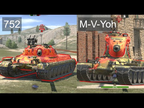 Видео: ЧТО ЛУЧШЕ ОБЪЕКТ 752 или M-V-Yoh Wot BLITZ