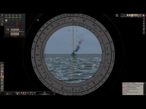 Видео: Silent Hunter 5 Мод Wolves of Steel - #2 Первая жертва!