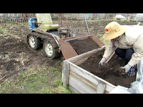 Видео: Минитрактор Робинзон  Трудовые будни 1