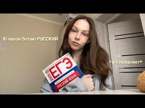 Видео: готовлюсь к ЕГЭ 10 часов *vlog*