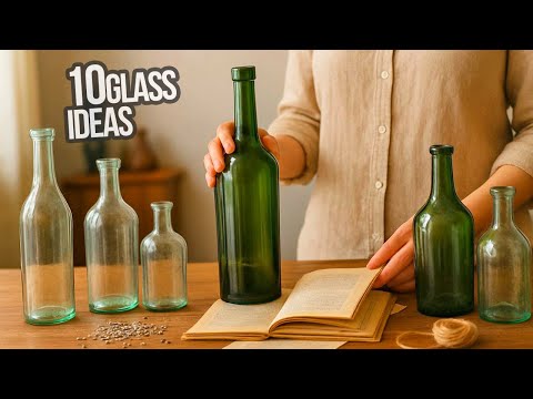 Видео: 10 креативных идей с бутылками, которые покорят ваше сердце!  Потрясающий результат, который вам обя