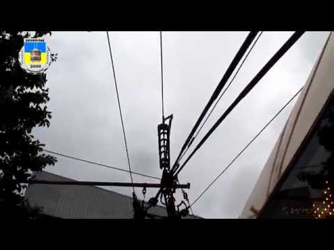 Видео: Черкаський тролейбус- Приловчився проходити цю стрілку, БКМ 321 11.06.2016