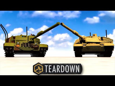 Видео: БИТВА ТАНКОВ АБРАМС vs ЛЕОПАРД в TEARDOWN