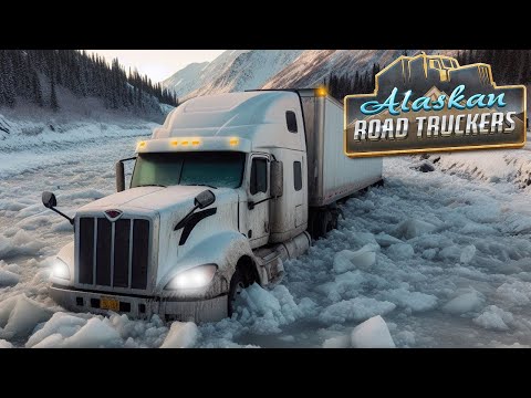 Видео: Провалился под Лед на Замерзшем Озере - Alaskan Road Truckers