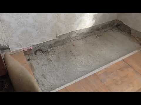 Видео: Аквариум 500 л. Часть 1. (заливка стяжки, свет)