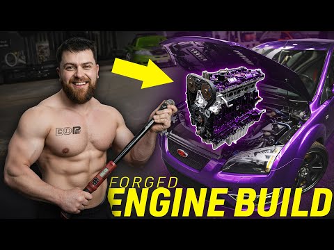 Видео: Выкован, собран и готов к МОЩНОСТИ! | Сборка двигателя Focus ST225