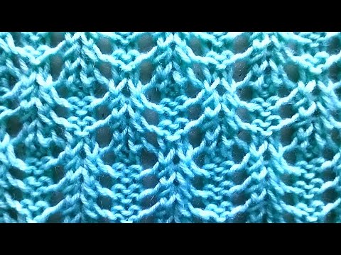 Видео: Как связать  нежный АЖУР спицами легко