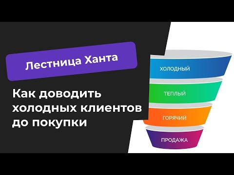 Видео: Лестница Ханта - как управлять клиентами и доводить их до покупки - Глеб Федосеев