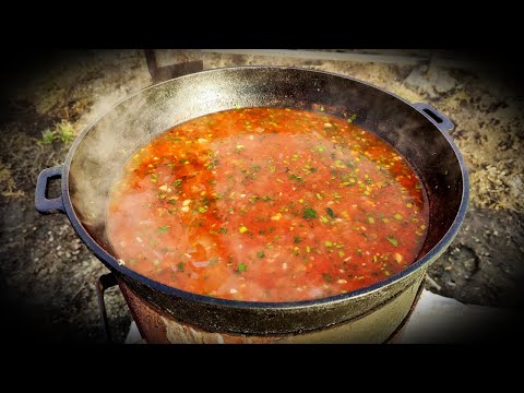 Видео: Суп ХАРЧО. Вкусный рецепт харчо в казане по-грузински.