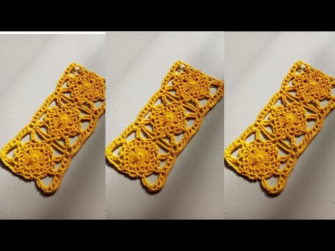 Видео: Очень Красивая Кайма крючком  Прошва  крючком
