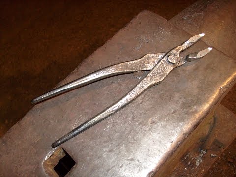 Видео: Кузнечные клещи из чего легко их сделать !!!