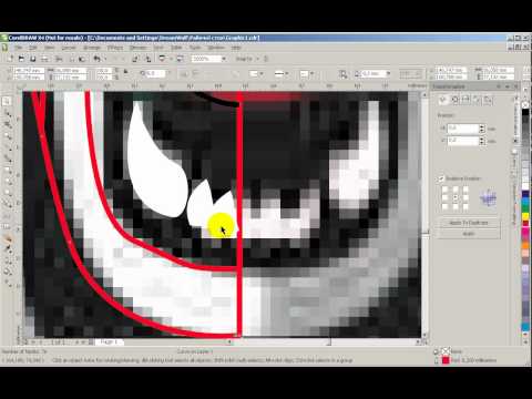 Видео: перевод растра в вектор
