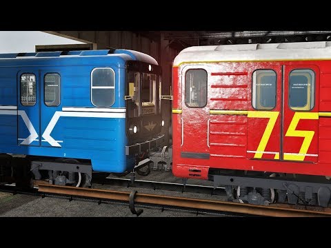 Видео: СЦЕП НЕИСПРАВНОГО ПОЕЗДА С ВСПОМОГАТЕЛЬНЫМ! СЛОМАЛ НОМЕРНОЙ! - GARRY'S MOD METROSTROI
