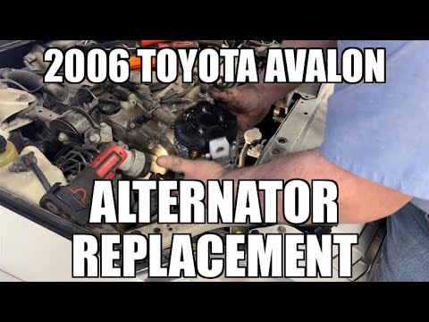 Видео: Toyota Avalon 2006 года, замена генератора