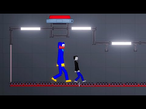 Видео: ЛЮДИ ПЫТАЮТСЯ СБЕЖАТЬ ОТ ХАГГИ ВАГГИ!┃People Playground
