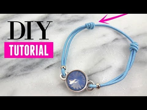 Видео: Регулируемый скользящий узел из резинки/шнура/замши