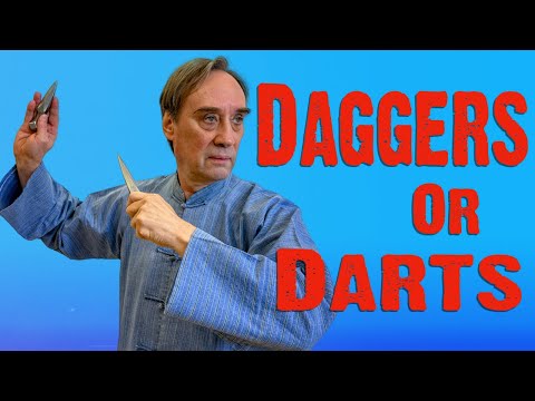 Видео: Летающие кинжалы или дротики? – Китайское метательное оружие: объяснение – Китайские мечи и фехто...