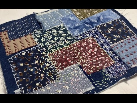 Видео: Пэчворк для новичков. Лоскутная техника Боро или Кантха? Или лучше было борщ сварить?😄