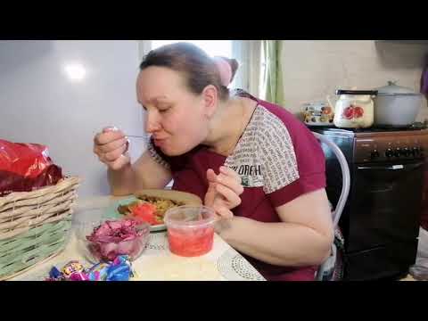 Видео: УТРО МУКБАНГ 🍵🍬