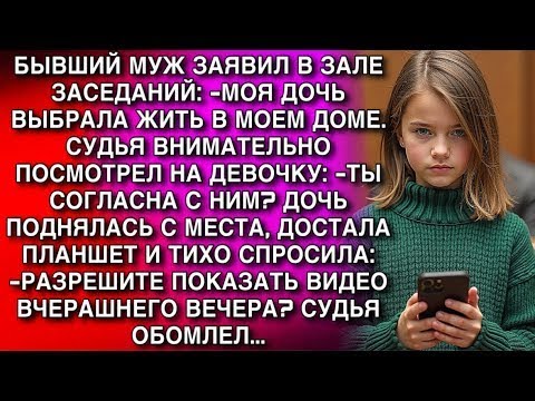 Видео: ''ДОЧЬ ХОЧЕТ ЖИТЬ СО МНОЙ''.СУДЬЯ К ДЕВОЧКЕ- ''СОГЛАСНА'' ОНА С ПЛАНШЕТОМ ''ПОКАЖУ ВИДЕО'' СУДЬЯ