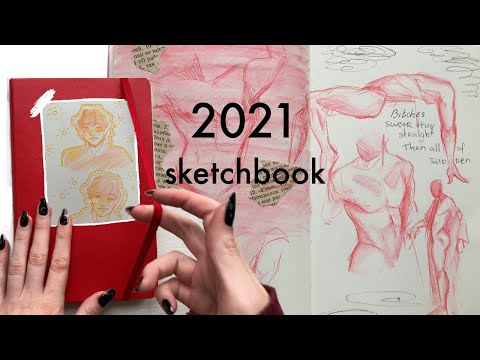 Видео: скетчбук; лето 2021  / обзор скетчбука