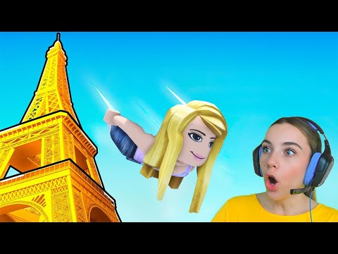 Видео: Я ПРОЛЕТЕЛА 636 853 198 КМ в ROBLOX!