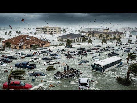 Видео: Хаос на Ямайке! Ураган «Мелисса» разрушил дома и автомобили в Негриле.