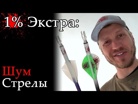 Видео: 1% Экстра: Шум стрелы. Что громче - натуаральное или пластиковое оперение?