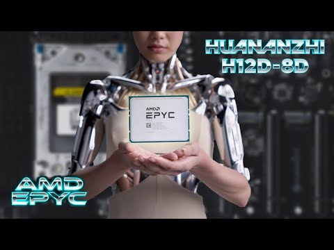 Видео: Тестирование HUANANZHI H12D-8D c процессорами EPYC 7F32 и 7F52