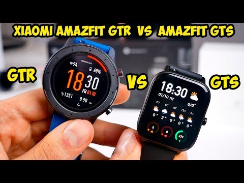 Видео: Xiaomi Amazfit GTR VS Amazfit GTS.  Что лучше? Что купить и что выбрать?