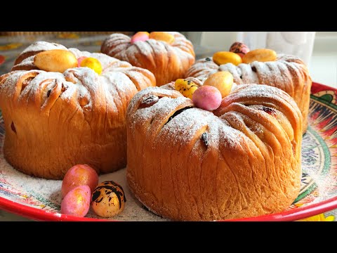 Видео: Бесподобные Пасхальные куличи Вкусное влажное тесто. Куличи БЕЗ КРОШЕК,попробуйте вам понравится !!!