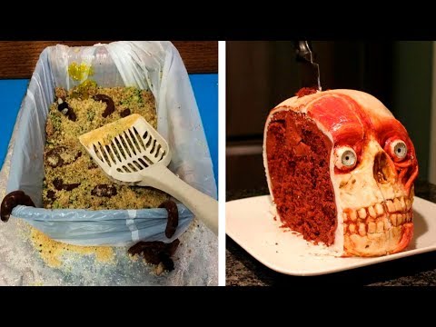 Видео: 60 необычных тортов, от которых пропадает аппетит