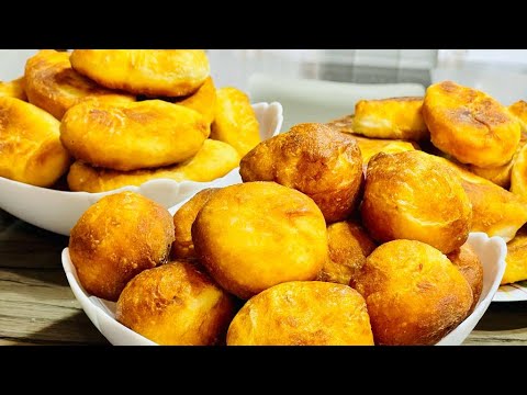 Видео: Простой и вкусный рецепт! Целая гора пончиков и пирожков ! 🥔Всего 3 картошки и тесто готово 👍‼️
