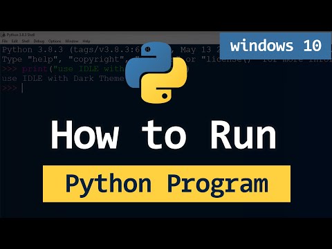 Видео: Как запускать программы Python (файлы .py) в Windows 11 (все варианты)