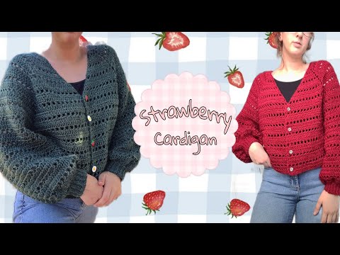 Видео: Кардиган крючком | без шитья | любой размер | V-образный вырез