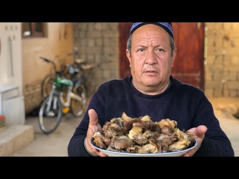 Видео: Секреты сочной и нежной баранины от узбекских поваров!Чупонча.Жаренная баранина в казане.Узбекистан.