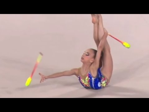Видео: Вероника Малинина булавы,кубок чемпионок Алины Кабаевой