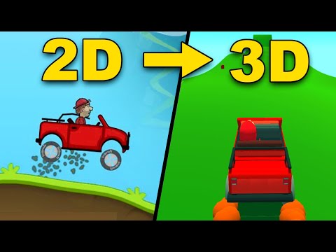 Видео: я сделал игру HILL CLIMB RACING, но в 3D