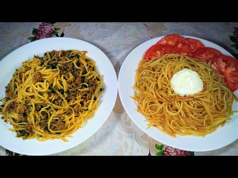 Видео: 2 - Вкуснейших Блюда из Макарон с необычной подливкой! Рецепты от Аллы!